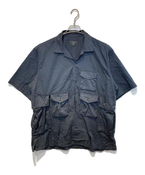 Engineered Garments（エンジニアドガーメンツ）Engineered Garments (エンジニアド ガーメンツ) FREAK'S STORE (フリークスストア) 別注マルチポケットミリタリーシャツ ネイビー サイズ:Ｓの古着・服飾アイテム