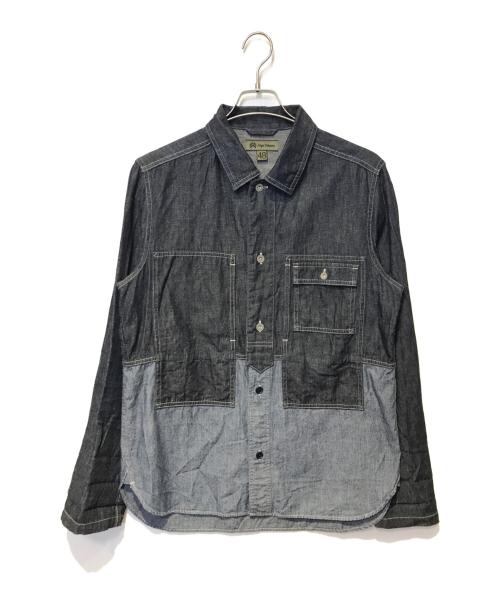 NIGEL CABOURN（ナイジェルケーボン）NIGEL CABOURN (ナイジェルケーボン) デニムシャツ インディゴ サイズ:48の古着・服飾アイテム