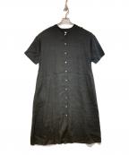 MICHEL Beaudouinミシェル ボードウイン）の古着「半袖ワンピース」｜ブラック