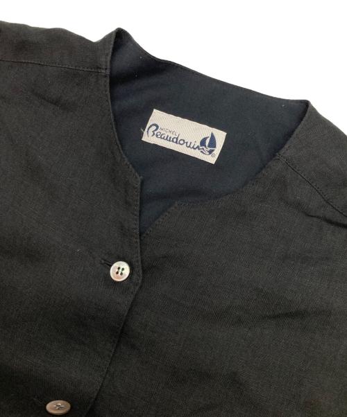 MICHEL Beaudouin（ミシェル ボードウイン）MICHEL Beaudouin (ミシェル ボードウイン) 半袖ワンピース ブラック サイズ:1の古着・服飾アイテム