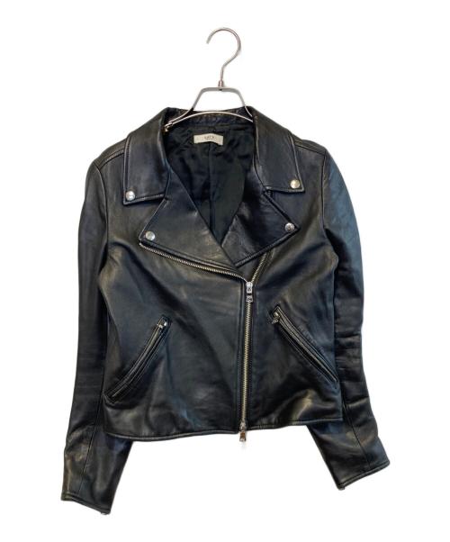 Lui's（ルイス）Lui's (ルイス) シープスキンライダースジャケット ブラック サイズ:38の古着・服飾アイテム