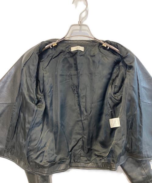 Lui's（ルイス）Lui's (ルイス) シープスキンライダースジャケット ブラック サイズ:38の古着・服飾アイテム