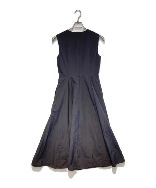 RIM.ARK（リムアーク）RIM.ARK (リムアーク) Noble flare volume dress ネイビー サイズ:36の古着・服飾アイテム