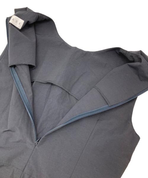 RIM.ARK（リムアーク）RIM.ARK (リムアーク) Noble flare volume dress ネイビー サイズ:36の古着・服飾アイテム