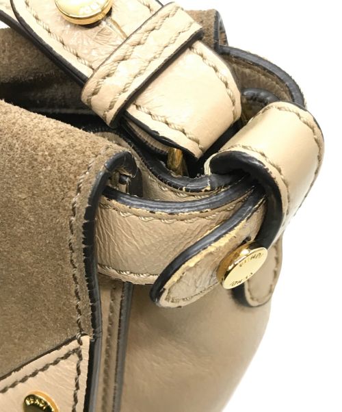 FENDI（フェンディ）FENDI (フェンディ) フリップ スモールバッグ ベージュ サイズ:下記参照の古着・服飾アイテム