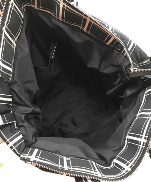 MARNI（マルニ）MARNI (マルニ) 2WAYパフトートバッグ ブラック×ホワイトの古着・服飾アイテム