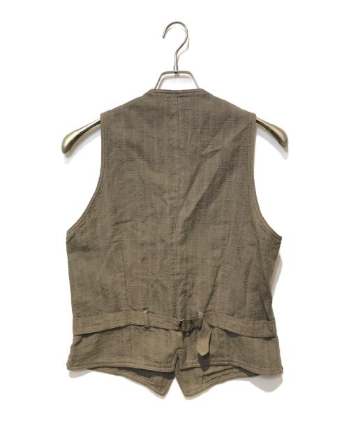 LARDINI（ラルディーニ）LARDINI (ラルディーニ) リネンブレンドジレ ベージュ サイズ:46（M相当）の古着・服飾アイテム