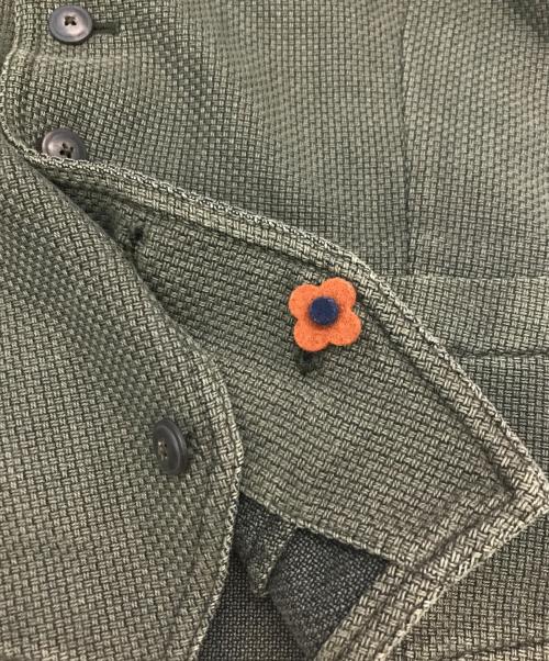 LARDINI（ラルディーニ）LARDINI (ラルディーニ) ベスト カーキ サイズ:48（L相当）の古着・服飾アイテム