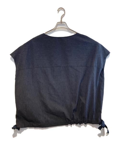 BEARDSLEY（ビアズリー）BEARDSLEY (ビアズリー) ノースリーブブラウス ネイビー サイズ:1 未使用品の古着・服飾アイテム