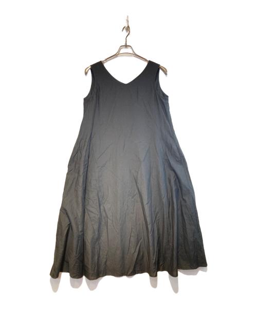 23区（ニジュウサンク）23区 (ニジュウサンク) SILK COTTON LAWN ワンピース ブラック サイズ:40の古着・服飾アイテム