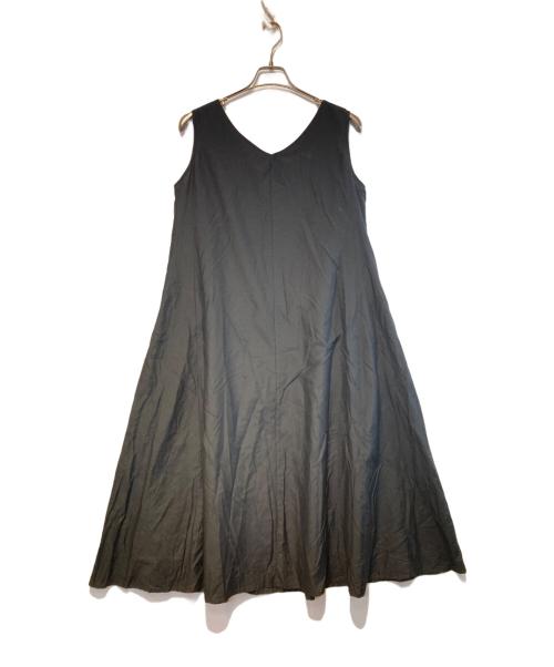 23区（ニジュウサンク）23区 (ニジュウサンク) SILK COTTON LAWN ワンピース ブラック サイズ:40の古着・服飾アイテム