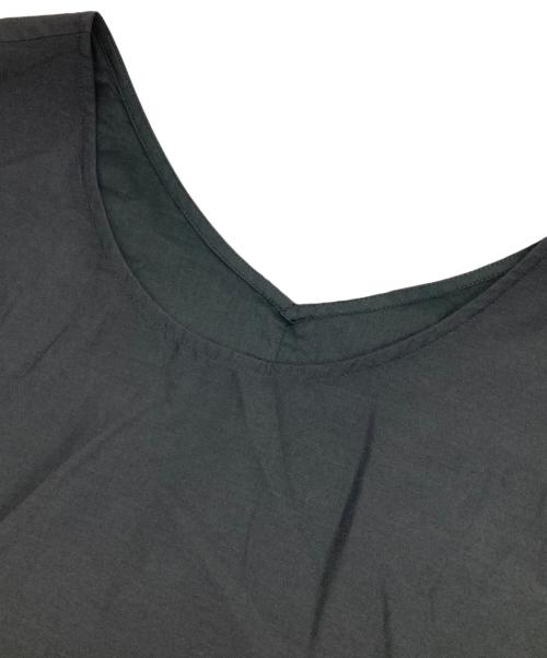 23区（ニジュウサンク）23区 (ニジュウサンク) SILK COTTON LAWN ワンピース ブラック サイズ:40の古着・服飾アイテム