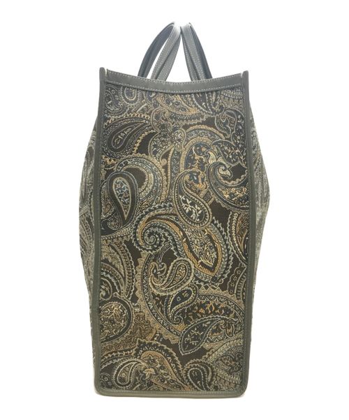 A VACATION（ア ヴァケーション）A VACATION (アヴァケーション) TANK LAKE トートバッグ グレー×ブラウン サイズ:下記参照の古着・服飾アイテム