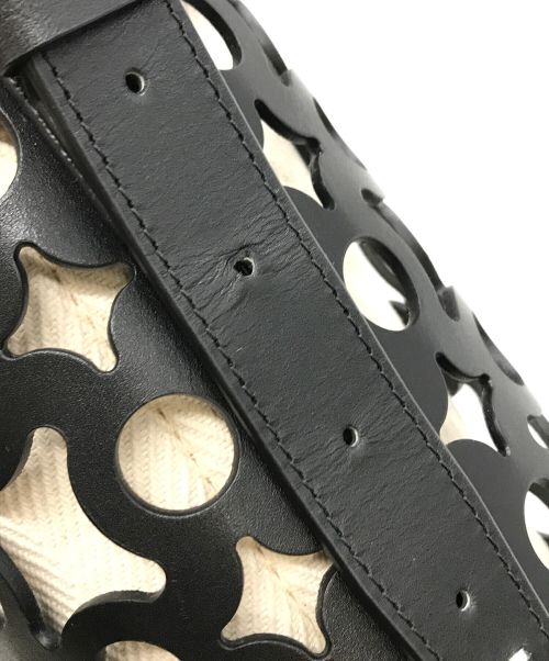 A VACATION（ア ヴァケーション）A VACATION (アヴァケーション) RIN カゴバッグ ブラック×ホワイト サイズ:下記参照の古着・服飾アイテム