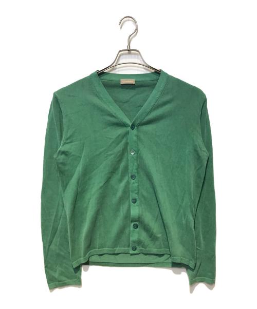 Cruciani（クルチアーニ）Cruciani (クルチアーニ) コットンニットカーディガン グリーン サイズ:46（M相当）の古着・服飾アイテム