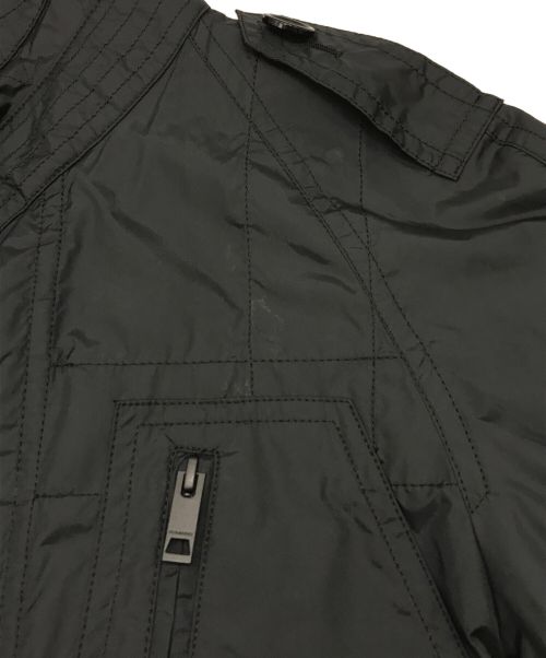 BURBERRY LONDON（バーバリーロンドン）BURBERRY LONDON (バーバリーロンドン) 裏ノヴァチェック スプリングトレンチコート ブラック サイズ:Lの古着・服飾アイテム