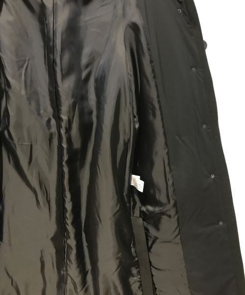 Lallia Mu（ラリア ムー）Lallia Mu (ラリア ムー) ボアベストレイヤードコート ブラック サイズ:38の古着・服飾アイテム