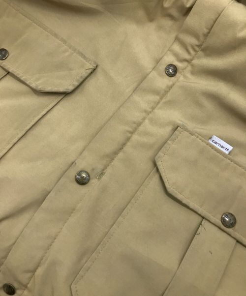CarHartt（カーハート）CarHartt (カーハート) ［古着］裏地タータンチェック ワークジャケット ベージュ サイズ:XLの古着・服飾アイテム