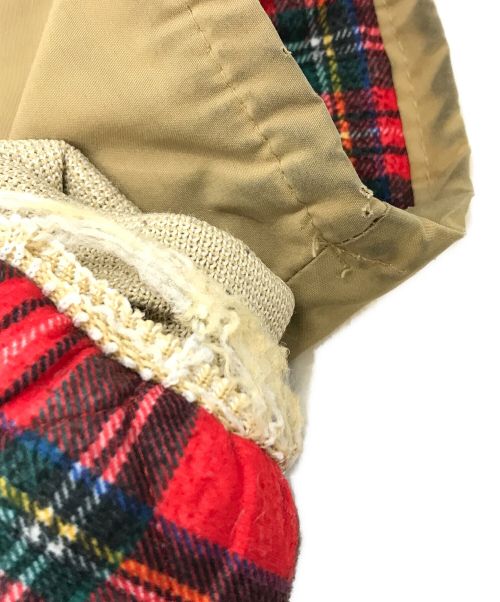 CarHartt（カーハート）CarHartt (カーハート) ［古着］裏地タータンチェック ワークジャケット ベージュ サイズ:XLの古着・服飾アイテム