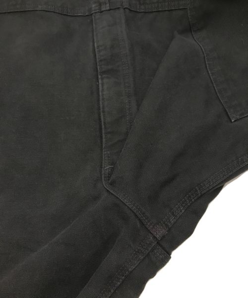 CarHartt（カーハート）CarHartt (カーハート) ダブルニーオーバーオール ブラック サイズ:106cm (W42)の古着・服飾アイテム