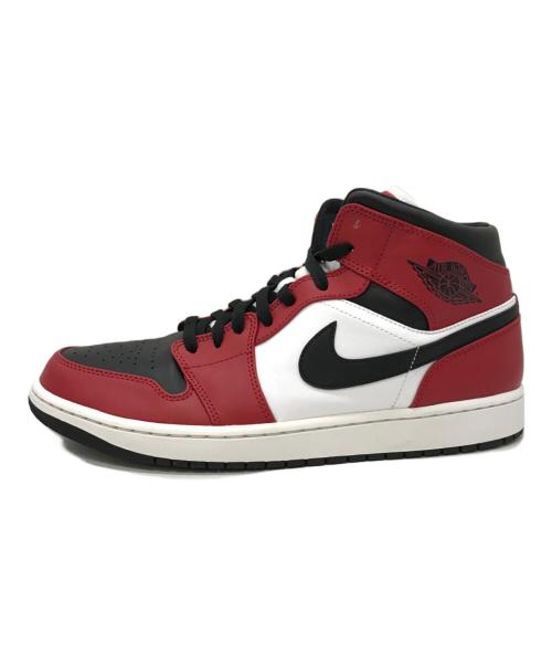 NIKE（ナイキ）NIKE (ナイキ) AIR JORDAN 1 MID レッド×ブラック サイズ:US12の古着・服飾アイテム