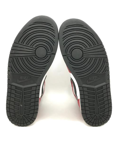NIKE（ナイキ）NIKE (ナイキ) AIR JORDAN 1 MID レッド×ブラック サイズ:US12の古着・服飾アイテム