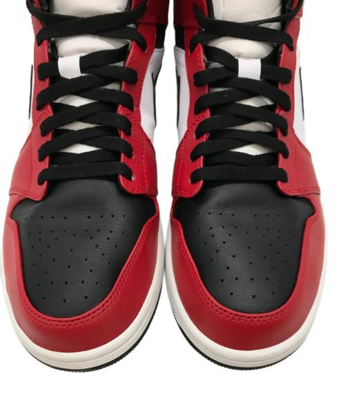 NIKE（ナイキ）NIKE (ナイキ) AIR JORDAN 1 MID レッド×ブラック サイズ:US12の古着・服飾アイテム