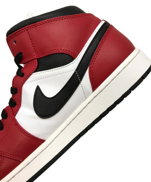 NIKE（ナイキ）NIKE (ナイキ) AIR JORDAN 1 MID レッド×ブラック サイズ:US12の古着・服飾アイテム