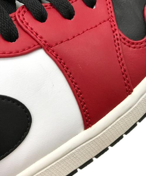 NIKE（ナイキ）NIKE (ナイキ) AIR JORDAN 1 MID レッド×ブラック サイズ:US12の古着・服飾アイテム