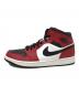 NIKE (ナイキ) AIR JORDAN 1 MID レッド×ブラック サイズ:US12：14000円