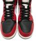 中古・古着 NIKE (ナイキ) AIR JORDAN 1 MID レッド×ブラック サイズ:US12：14000円