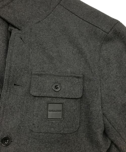 COACH（コーチ）COACH (コーチ) シャツジャケット グレー サイズ:Sの古着・服飾アイテム