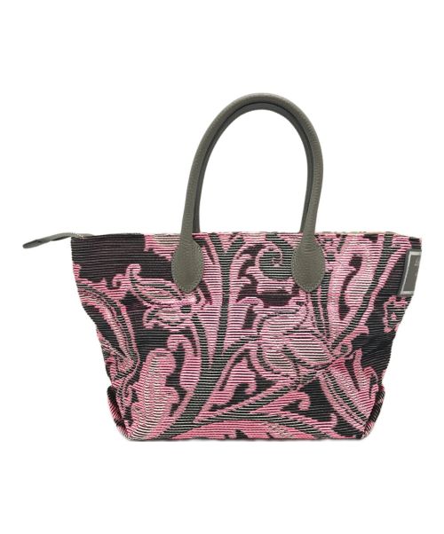 A.D.M.J.（エーディーエムジェイ）A.D.M.J. (エーディーエムジェイ) 総柄ハンドバッグ グレー サイズ:下記参照の古着・服飾アイテム