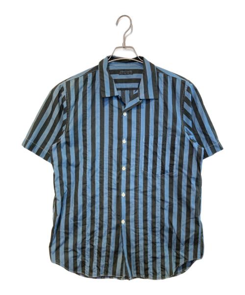 COMME des GARCONS HOMME PLUS（コムデギャルソンオムプリュス）COMME des GARCONS HOMME PLUS (コムデギャルソンオムプリュス) 半袖シャツ ネイビー×ブラック サイズ:下記参照　の古着・服飾アイテム