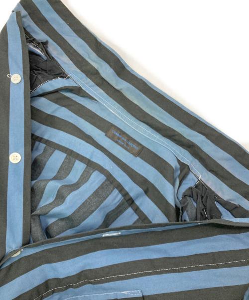 COMME des GARCONS HOMME PLUS（コムデギャルソンオムプリュス）COMME des GARCONS HOMME PLUS (コムデギャルソンオムプリュス) 半袖シャツ ネイビー×ブラック サイズ:下記参照　の古着・服飾アイテム