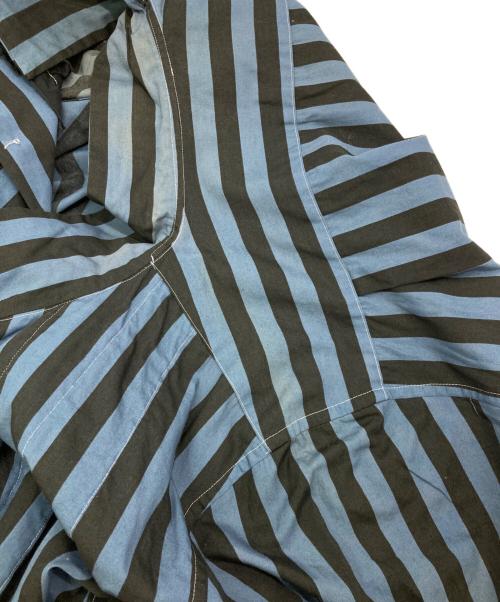 COMME des GARCONS HOMME PLUS（コムデギャルソンオムプリュス）COMME des GARCONS HOMME PLUS (コムデギャルソンオムプリュス) 半袖シャツ ネイビー×ブラック サイズ:下記参照　の古着・服飾アイテム