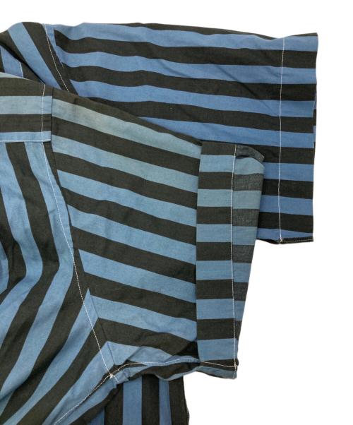 COMME des GARCONS HOMME PLUS（コムデギャルソンオムプリュス）COMME des GARCONS HOMME PLUS (コムデギャルソンオムプリュス) 半袖シャツ ネイビー×ブラック サイズ:下記参照　の古着・服飾アイテム