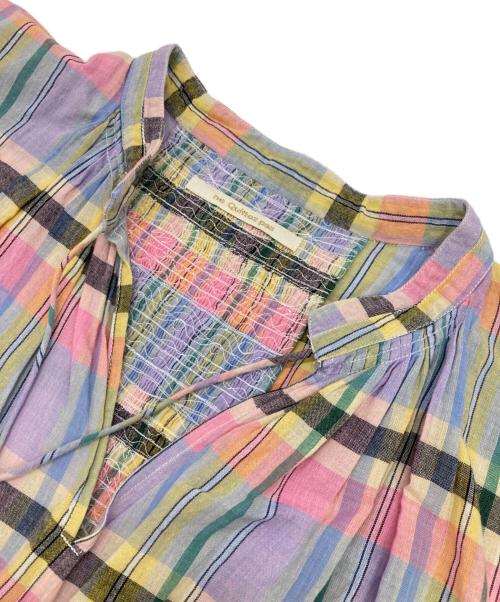 ne quittez pas（ヌキテパ）ne quittez pas (ヌキテパ) マドラスチェックスリーブレスドレス マルチカラー サイズ:Mの古着・服飾アイテム