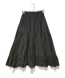 marmors（マルモア）の古着「ティアードスカート」｜ブラック