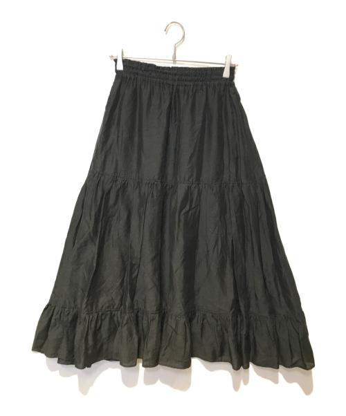 marmors（マルモア）marmors (マルモア) ティアードスカート ブラック サイズ:36の古着・服飾アイテム