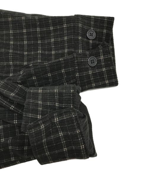 Ballsy.Brothers（ボールジーブラザーズ）BALLSY.BROTHERS (ボールジーブラザーズ) ウエスタンハーフジップチェックシャツ ブラック サイズ:M 未使用品の古着・服飾アイテム
