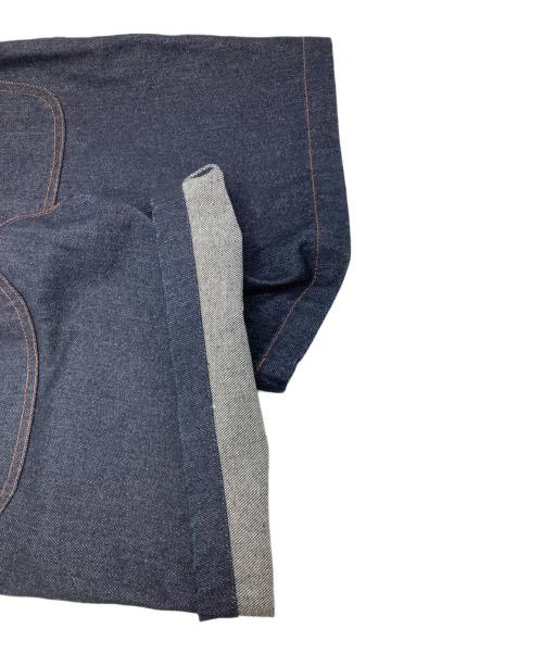 Ballsy.Brothers（ボールジーブラザーズ）Ballsy.Brothers (ボールジーブラザーズ) デニムバギーグルカベイカーパンツ インディゴ サイズ:Ｌの古着・服飾アイテム