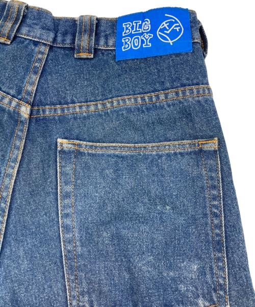 BIGBOY（ビッグボーイ）BIGBOY (ビッグボーイ) デニムハーフパンツ インディゴ サイズ:Ｍの古着・服飾アイテム