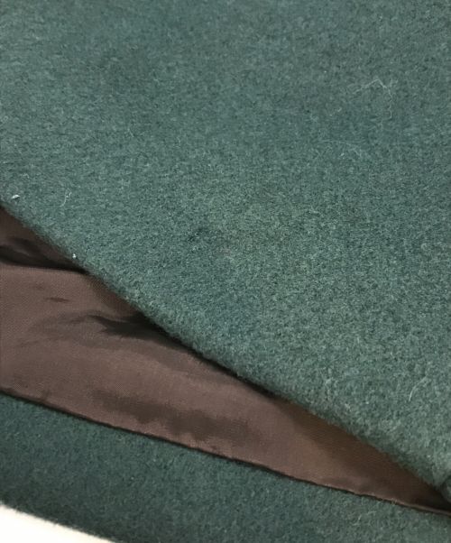 MACKINTOSH LONDON（マッキントッシュ ロンドン）MACKINTOSH LONDON (マッキントッシュ ロンドン) ウールステンカラーコート グリーン サイズ:38の古着・服飾アイテム