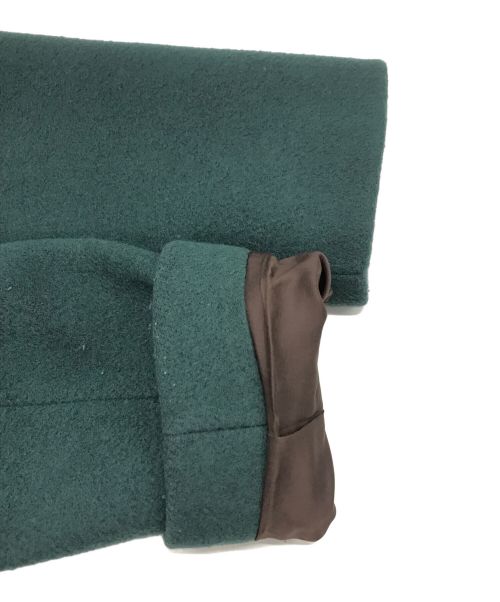 MACKINTOSH LONDON（マッキントッシュ ロンドン）MACKINTOSH LONDON (マッキントッシュ ロンドン) ウールステンカラーコート グリーン サイズ:38の古着・服飾アイテム