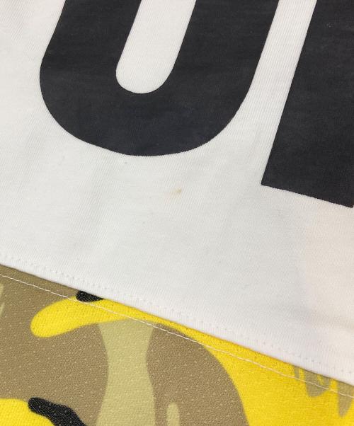 Aape BY A BATHING APE（エーエイプ バイ アベイシングエイプ）Aape BY A BATHING APE (エーエイプ バイ アベイシングエイプ) ロゴタンクトップ ホワイト×イエロー サイズ:Lの古着・服飾アイテム