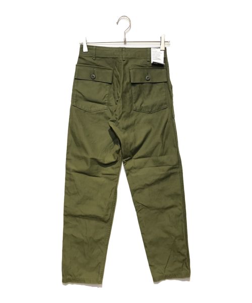 CIOTA（シオタ）CIOTA (シオタ) スビンコットンバックサテンベイカーパンツ グリーン サイズ:1の古着・服飾アイテム