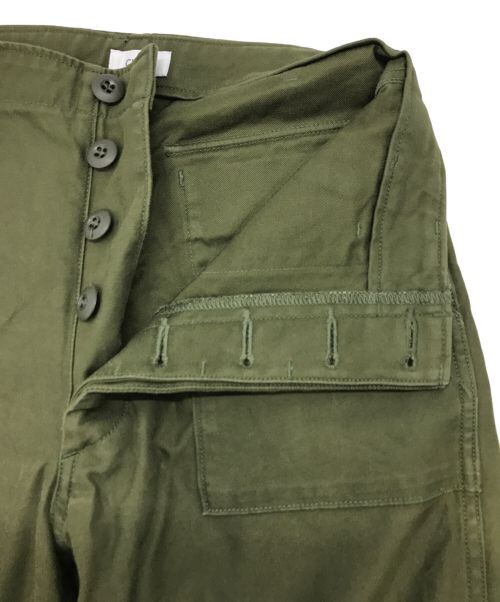 CIOTA（シオタ）CIOTA (シオタ) スビンコットンバックサテンベイカーパンツ グリーン サイズ:1の古着・服飾アイテム