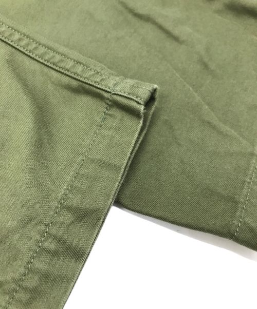 CIOTA（シオタ）CIOTA (シオタ) スビンコットンバックサテンベイカーパンツ グリーン サイズ:1の古着・服飾アイテム