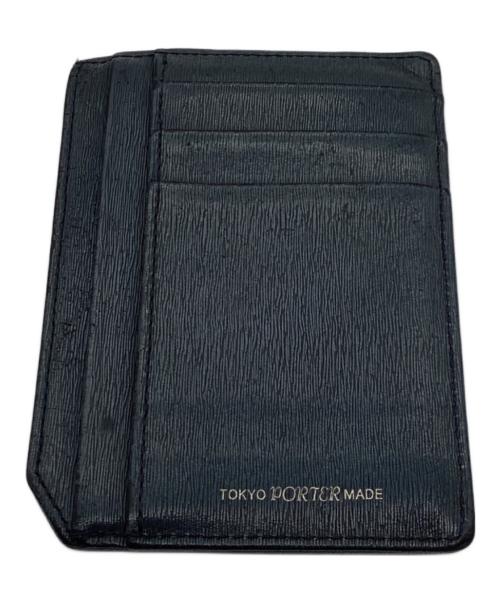 PORTER（ポーター）PORTER (ポーター) カードケース ネイビーの古着・服飾アイテム